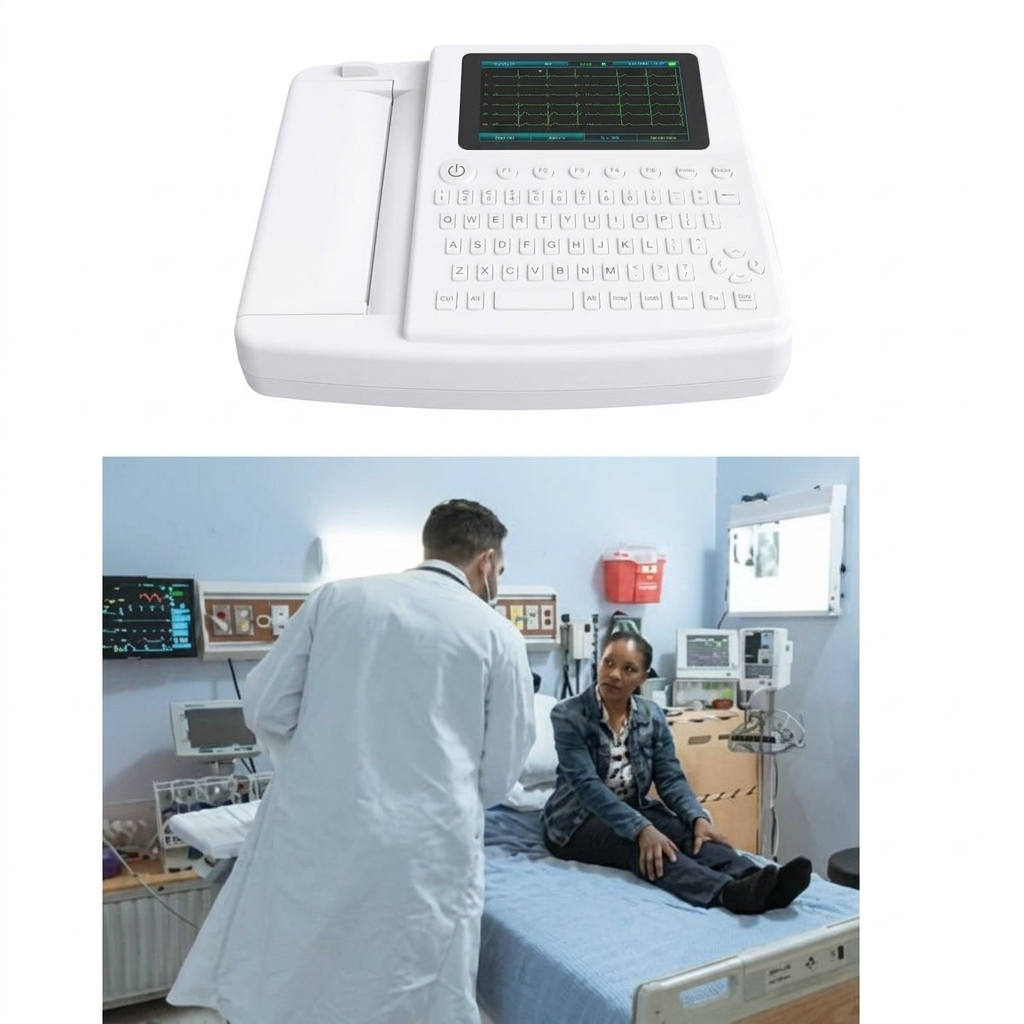 6 CHANNEL ECG MACHINE Model - OSC -ECG-600G